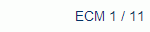 ECM 1 / 11